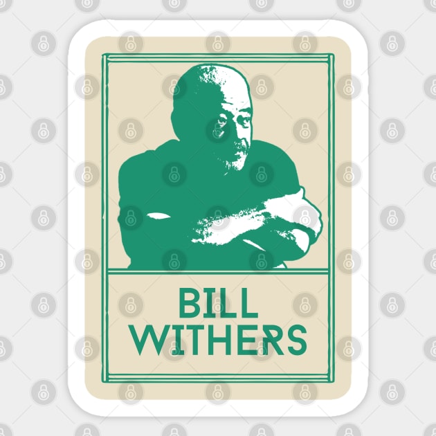 Bill withers\\70s retro fan artwork Sticker by MisterPumpkin